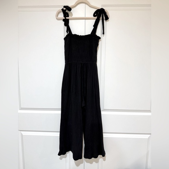 MINKPINK Black Jumpsuit cotton blend sz S like new - Picture 5 of 6